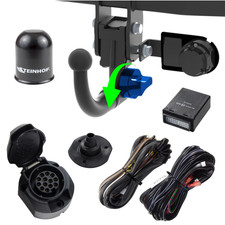 AHK Anhängerkupplung abnehmbar +E-Satz 13pol für Jeep Wrangler 4 IV JL ab 17 Kpl