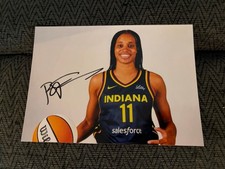 Brianna Turner Signed 5 X 7 Photo WNBA Autographed Indiana Fever