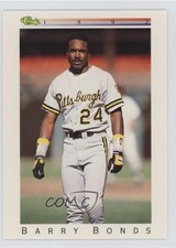1992 Classic Update White Travel Edition Barry Bonds #T16 mx8