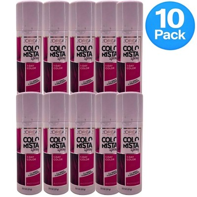 L'Oreal Paris Colorista Spray Hot Pink 100 2oz 10 Pack New