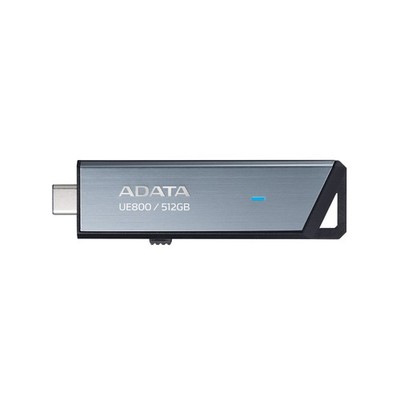 ADATA UE800 Elite 512 GB, USB-Stick aluminium (gebürstet), USB-C 3.2 (10 Gbit/s)