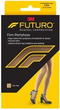 FUTURO Plus Size Firm Compression Pantyhose 20-30 mmHg Nude Support Hosiery