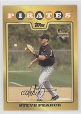 2008 Topps Kmart Gold Rookie Variations Steve Pearce #RV2 0ty5