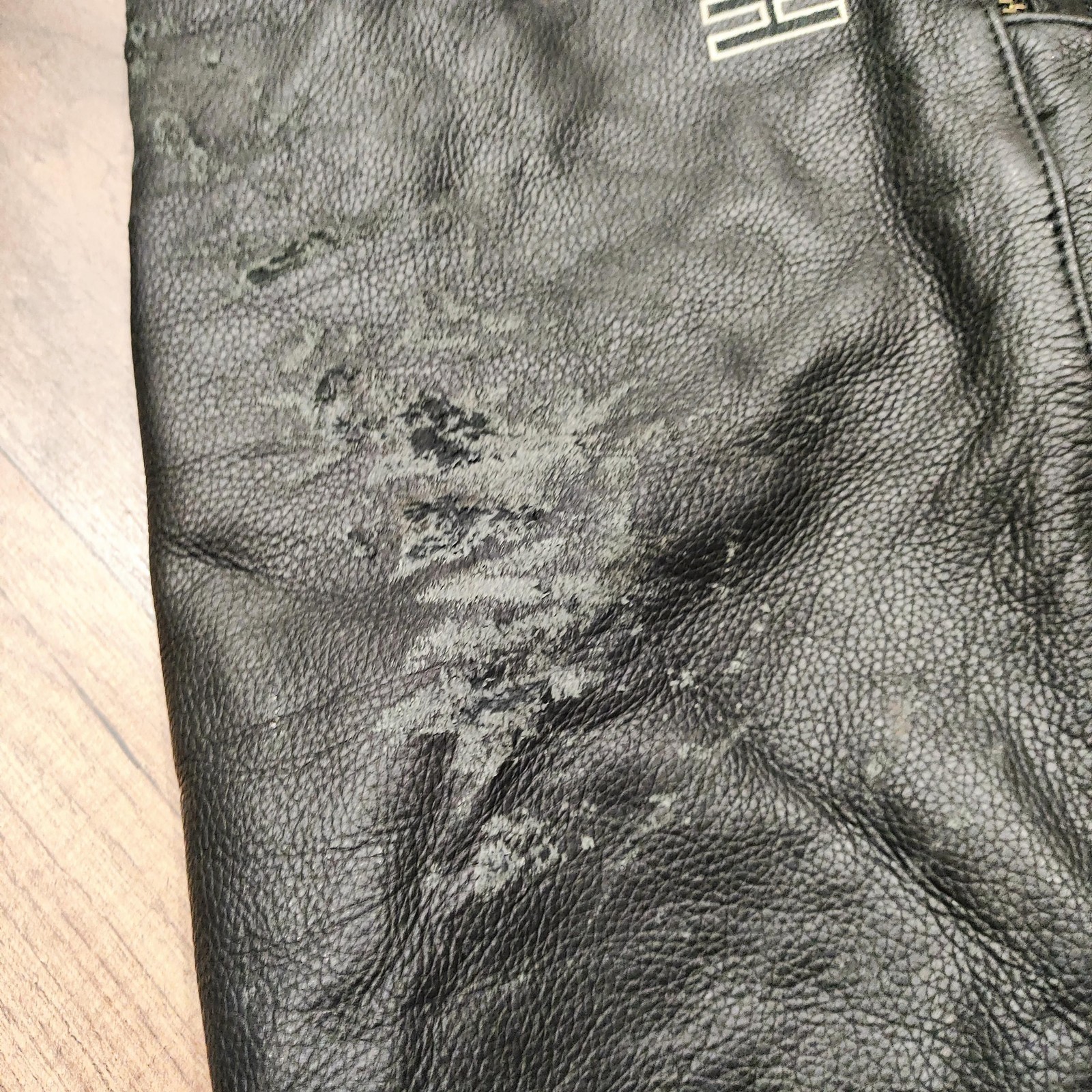 Harley Davidson Chaps Pants Womens Petite L Black Leather Zip Motorcycle image 6