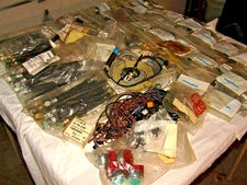 Heidelberg Printing Press Large Random Parts Lot-buttons &Hoses (lg box 2)