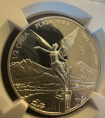 ***SERIES KEY*** 1999 MEXICO 1/2 OZ SILVER PROOF LIBERTAD NGC PF69 (600 MINTED)