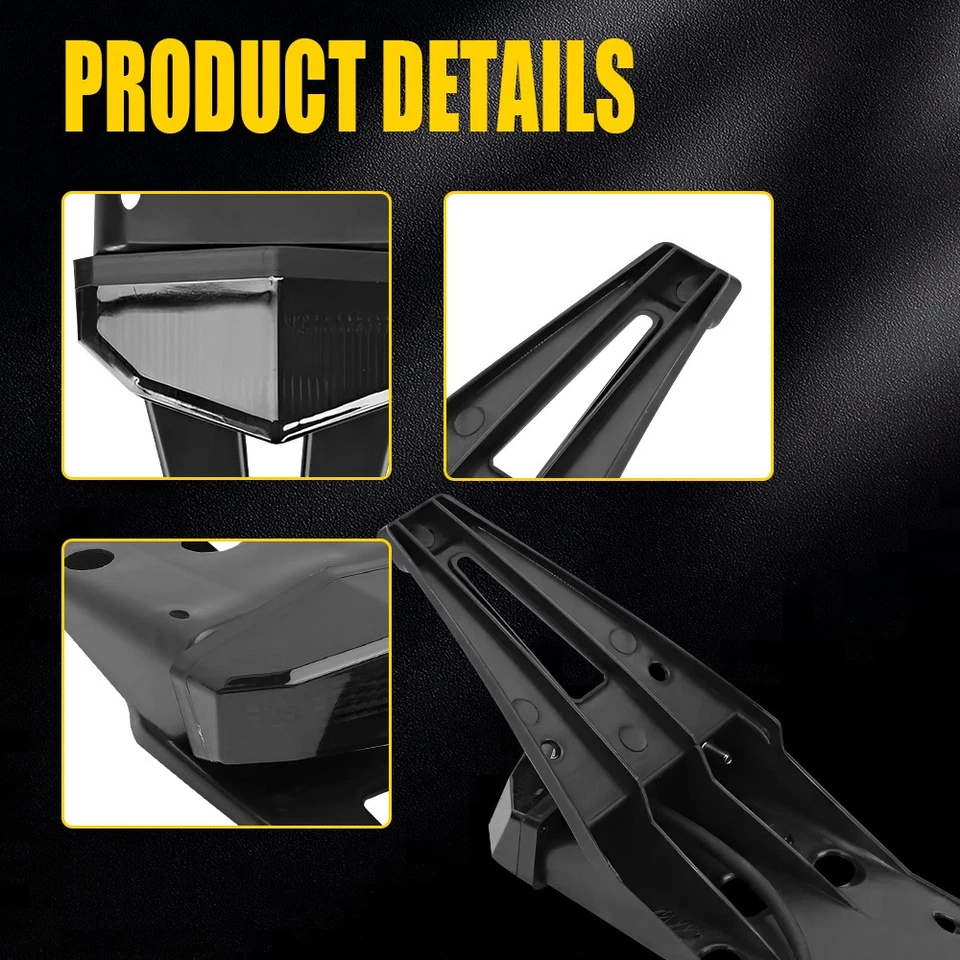 Luz de freno trasera LED universal para guardabarros de bicicleta Dirt señal trasera luz de giro lámpara EE. UU. Foto 3 de 4