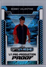 Bobby Valentine 2025 Leaf Optichrome Baseball 1/1 Pre Production Proof