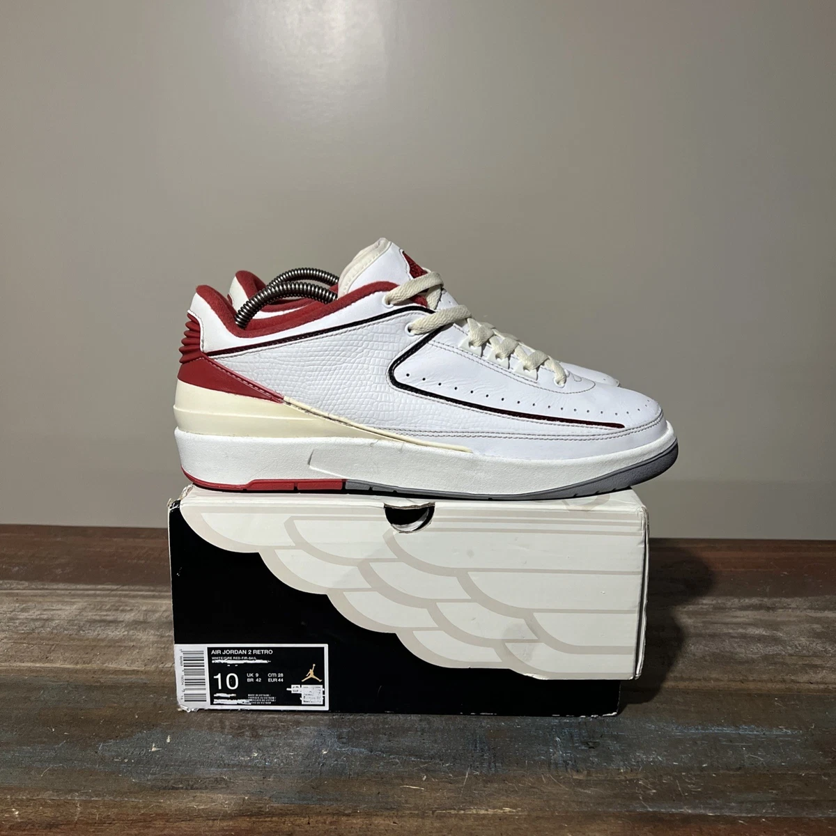 Las mejores ofertas en Jordan 2 OG 1986 White Red | eBay