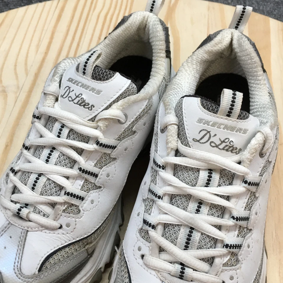 Skechers Zapatos Mujer 7.5 D'Lites Entrenadores Tenis Multicolor Con Cordones SN 11567 Foto 4 de 4