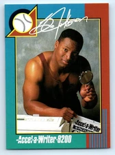 1994 Xante Accel-a-Writer-8200 Bo Jackson Promo Card Please Read Description