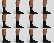 12 Paia Calzini Corti Da Uomo In Piquet Pompea Morbida Microfibra