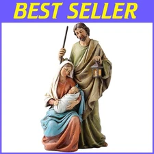 Elegant 6-Inch Holy Family Figurine - Perfect for Nativity Displays & Collectors