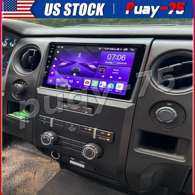 FOR FORD F150 2009-2014 F-150 CARPLAY ANDROID 14 CAR STEREO RADIO GPS NAVI SWC
