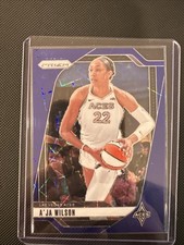 2024 Panini Prizm WNBA - A'ja Wilson #86 Blue Velocity Prizm