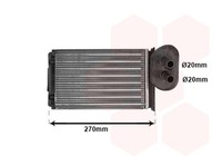 WäRmetauscher Innenraumheizung VAN Wezel 58006296 FüR Transporter 70B 70H VW T4