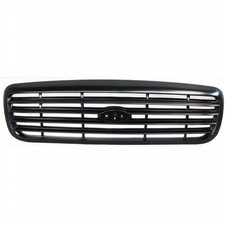 For Ford Crown Victoria Grille 1999 2000 Painted Black Shell And Insert Plastic