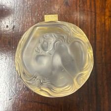 Porta cipria -gioie Daphne in cristallo Manifattura Lalique France Stile Art n