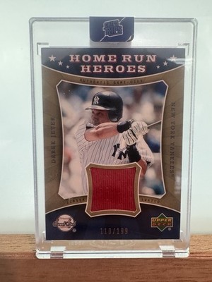 2004 UD Sweet Spot Derek Jeter Home Run Heroes All Star Event   Worn  /199 NYY
