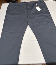 NEW! QUINCE Comfort Stretch Traveler 5 Pocket Pants Grey Charcoal Mens 44x30