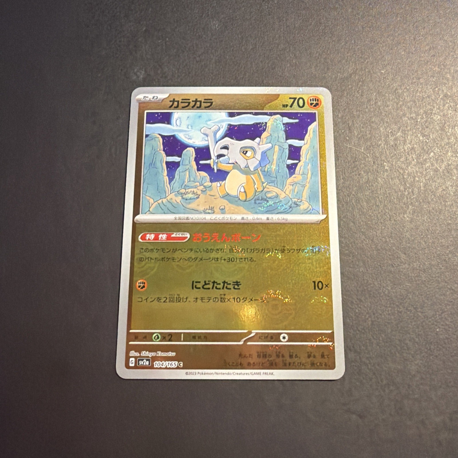 Geodude (Master Ball Pattern) 074/165 Sv2a: Pokemon Card 151 Holo (Japanese): NM