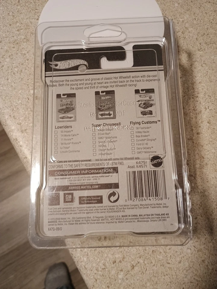 Vehículo Hot Wheels Mattel Super Chromes K4751 Rodger Dodger Flames Nuevo en Paquete Foto 2 de 2