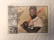 1996 Topps Baseball #42 Jackie Robinson Brooklyn/Los Angeles Dodgers. FREE SHIP