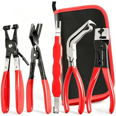 #ad #ad 5Pcs Automotive Electrical Disconnect Pliers Kit Connector Removal Tool Str... $37.09