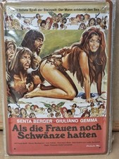 BLECHSCHILD  - METALLSCHILD  Senta Berger  20 x 30 cm