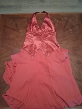 BCBG PARIS 100 Silk CHIFFON Pink Ros  Evening Formal Gown 4 NEW WITH TAGS