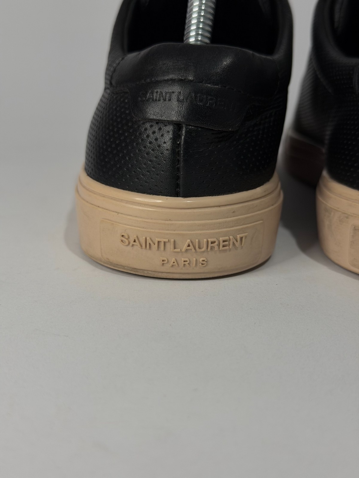 Saint Laurent Black Leather Andy Sneakers Size 36.5 EU/ 6.5 US/ 3.5 UK thumbnail 6