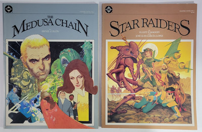 DC Graphic Novel 1 & 3 Lot Star Raiders Medusa Chain 1983 DC Comics
