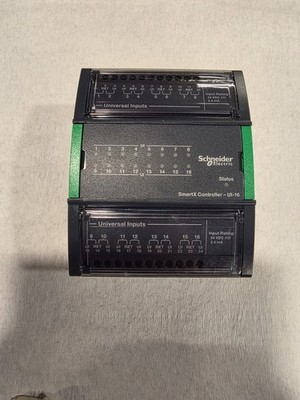 Schneider Electric UI-16 SmartX Controller SXWUI16XX10001 w/ TB-I/O-W1 Base