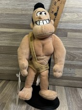 Vintage Walt Disney Store GEORGE OF THE JUNGLE 9" BEAN BAG Stuffed Animal Toy