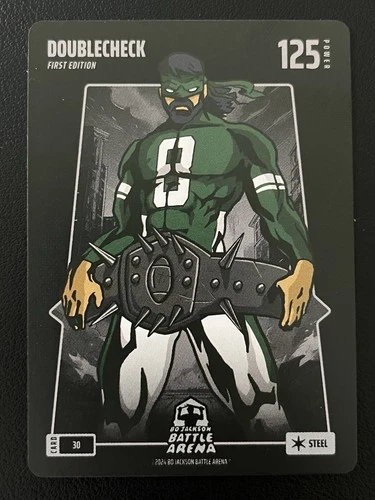 2024 Bo Jackson Battle Arena Doublecheck Aaron Rodgers Steel #30 First Edition