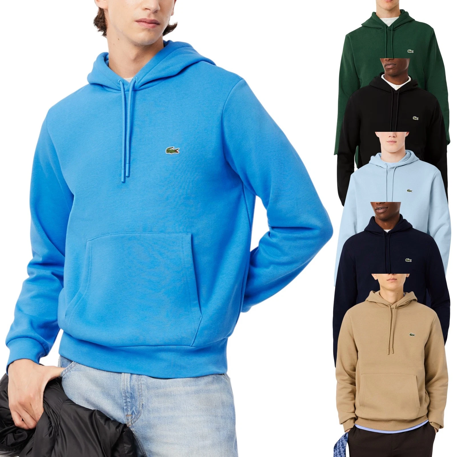 Lacoste Mens Fleece Hoodie Organic Cotton Pullover Classic Fit Sportswear Hooded
Opens in a new wind