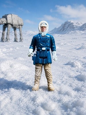 VINTAGE 1980 KENNER STAR WARS HAN SOLO HOTH OUTFIT LOOSE ACTION FIGURE GOOD