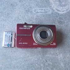 Olympus FE-370 8MP Digital Camera 5x Optical Zoom Red