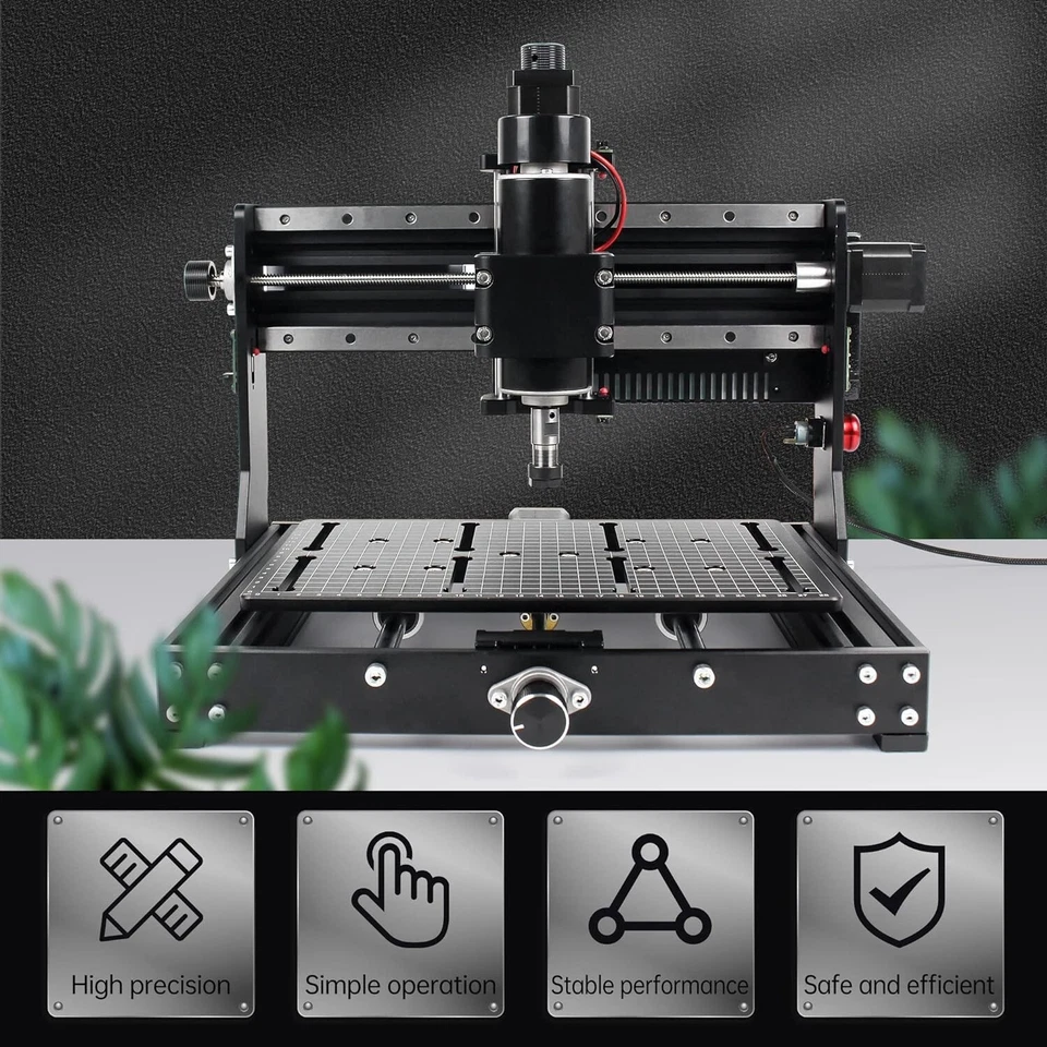 【DE】3020 Plus GRBL Control CNC Router Lasergravur Fräsmaschine + 500W DC Spindle - Bild 3 von 4