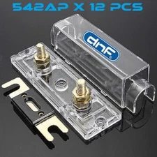 12 PACK DNF ANL FUSE HOLDER 1 HOLE 0/2/4/8 AWG 1 HOLE 0/2/4/8 GAUGE + ANL300 AMP