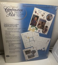1998 Creative Memories 10x12 Tropical Combination Pack Scrapbook Sheets more