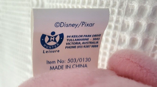 Toy Story 3 HAMM Pig 8" Plush Pink Piggy Bank Cork Disney Pixar Hunter Leisure - Picture 9 of 9