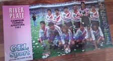 RIVER PLATE APERTURA CHAMPION 1991 REVISTA DEPORTIVO mag Póster Argentina