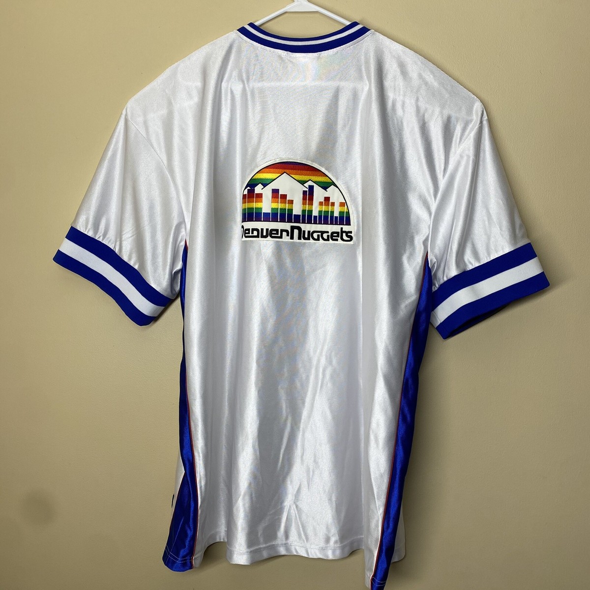 ウェア majestic Hardwood Classics Nuggets Vintage Denver Nuggets Warm-Up Jersey Harwood Classics