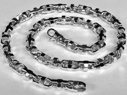 10k Solid White Gold Anchor Mariner 