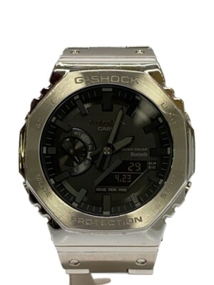 CASIO G-SHOCK GM-B2100D-1AJF Silver Stainless Seel Solar Digital