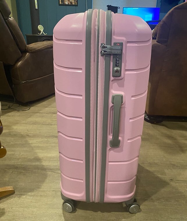 Girls Pink Samsonite Freeform Hardside Expandable Luggage Carry On