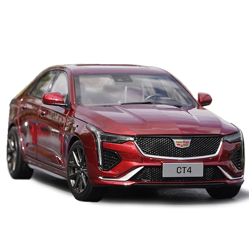 Cadillac CT4 Rojo Diecast Modelo Coche Paudi Juguete Colección Regalo Escala 1:18 Foto 2 de 4