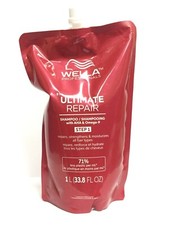 Wella Ultimate Repair Shampoo Pouch, 33.8 oz STEP 1