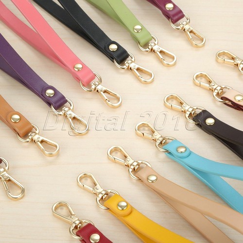 15*0,8 cm Cuero Correas Cortas Bolso Accesorios Pulsera Bolso de Muñeca Manija - Imagen 8 de 22